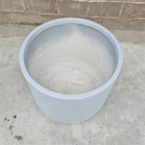Grands pots de fleurs et jardinières modernes en argile à fibres pour jardin Nouveau design <span class=keywords><strong>Intérieur</strong></span> Extérieur Plancher suspendu pour la maison Design personnalisé - Product Image 4