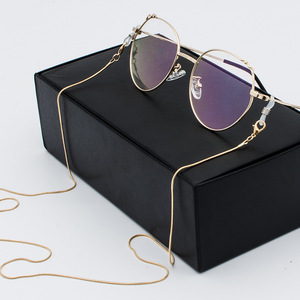 Jamie's Eyeglasses Chain Neckband Sunglasses Full Rim Copper Women Light Weight Spring 2023 - Product Image 4