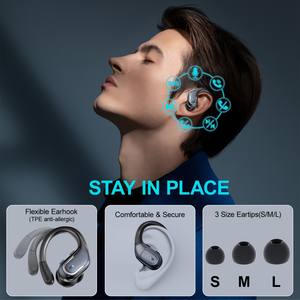 Audífonos Deportivos Inalámbricos TWS 2025 Originales, Estilo Colgante en la Oreja, con Pantalla de Energía - Product Image 2
