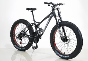 Vélo de montagne tout suspendu pour la descente, modèle à double suspension, résistant aux fortes chutes, capable de sauter sur les sentiers enneigés - Product Image 6
