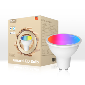 Tuya vấn đề <span class=keywords><strong>wifi</strong></span> thông minh Bóng Đèn Dimmable LED ánh sáng 16 triệu RGB Màu sắc <span class=keywords><strong>GU10</strong></span> nến đèn điều khiển bằng giọng nói Alexa Google nhà - Product Image 1