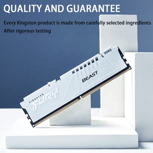 Mémoire <span class=keywords><strong>Kingston</strong></span> FURY Beast 32 Go <span class=keywords><strong>DDR5</strong></span> 6000 MHz, série Beast, modèle Hacker God White pour ordinateur de bureau, en stock - Product Image 3