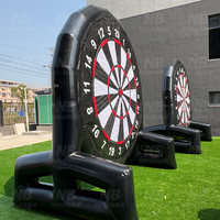 Jeu de fléchettes gonflable géant, cible de fléchettes géante pour l'extérieur, idéal pour les locations événementielles, les événements commerciaux et les divertissements en plein air.