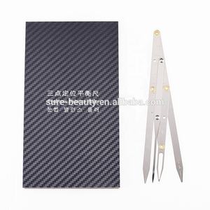 Private Label Sopracciglio In Acciaio Inox Righello Microblading Stencil <span class=keywords><strong>Tatoo</strong></span> Pinze Permanente Rapporto Aureo Divisore - Product Image 4