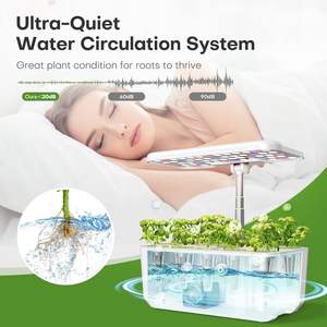 Indoor Tuin Hydrocultuur Kweeksysteem 10 Peulen Plant Kieming Kit Aeroponische Kruiden Groente Groei Slimme Potten Planter - Product Image 5