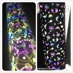 Lightsgo LG-G022 đầy màu sắc in phản quang căng vải quần áo-spandex/Chất liệu Polyester - Product Image 4