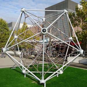 Équipement de filet de corde Tour d'escalade pour enfants Cours de cordes commerciales Cadre intérieur élevé Cours de barre murale Aire de jeux pour enfants - Product Image 6