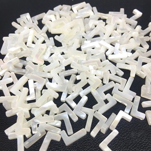 Vỏ màu trắng Tiếng Anh ABC-Z 26 chữ cái hình dạng khác DIY Vòng cổ làm hạt từ Quảng Châu - Product Image 4