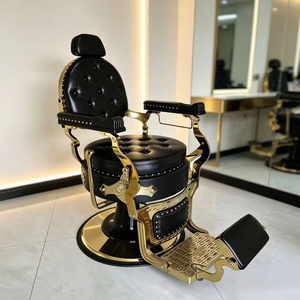 Sillón <span class=keywords><strong>de</strong></span> Barbería Vintage Hidráulico Reclinable, Silla <span class=keywords><strong>de</strong></span> Peluquería <span class=keywords><strong>de</strong></span> Lujo, Silla <span class=keywords><strong>de</strong></span> Estilismo Resistente para Barbería y Salón <span class=keywords><strong>de</strong></span> Belleza - Product Image 1