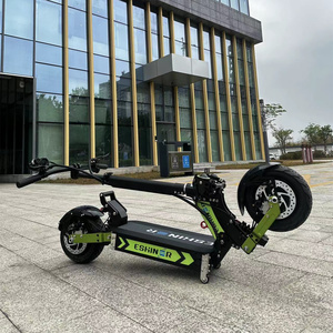 Dropshipping 11inch Street Tire Geofought M7 Foldable 60V 30AH 40AH Lithium Battery 60-120KM Adult Electric Scooter with Seat - Product Image 4