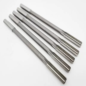 H7 7PCS/<strong>Set</strong> 3/4/5/6/8/10/12 Extended Length HSS Machine <strong>Reamer</strong> Straight Shank Straight Flute <strong>Tool</strong> For Deep Hole Hand Reaming - Product Image 2