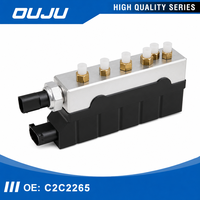 Bloque de Válvulas de Suspensión Neumática C2C2265 para Jaguar XJ 2003-2009 X350 X358 XJ6 XJ8 XJR, Marca OUJU, Piezas de Auto Nuevas
