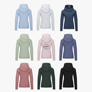 <span class=keywords><strong>Veste</strong></span> chaude de yoga à fermeture éclair pour femmes, sweat à capuche à manches longues, <span class=keywords><strong>veste</strong></span> d'entraînement respirante, sweat à capuche de fitness pour femmes - Product Image 5