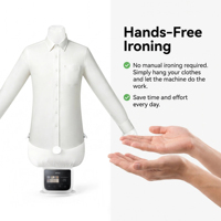 Défroisseur Vapeur Intelligent Portable Électrique pour Vêtements, Machine à Repasser et Sécher, Idéal Maison et Voyage, Entretien des Vêtements, Livraison Directe