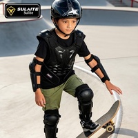 Vêtements de protection pour moto SULAITE, équipement de protection pour enfants pour le cyclisme, le roller et le patinage sur glace, protection anti-chute pour les genoux et les coudes