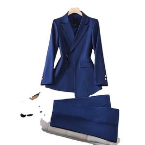 Tailleur da ufficio da <span class=keywords><strong>donna</strong></span> abito da <span class=keywords><strong>donna</strong></span> formale giacca <span class=keywords><strong>pantaloni</strong></span> due pezzi - Product Image 1