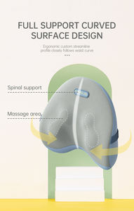 Colchón de masaje eléctrico de cuero <span class=keywords><strong>Homedics</strong></span> con control de tiempo para espalda, <span class=keywords><strong>cuello</strong></span>, cuerpo y cintura, uso en la oficina - Product Image 6