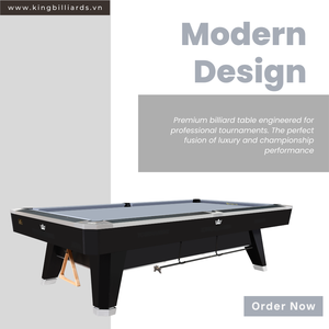 Mesa de Billar Alpha de 7 pies, Edición Torneo, con Superficie de Pizarra, para Interiores, Fácil de Montar, Bajo Mantenimiento - Product Image 6