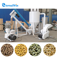 Nouvelle machine de fabrication d'aliments pour volailles à prix d'usine, moulin à granulés pour bétail, ligne de production de granulés d'aliments pour animaux certifiée CE