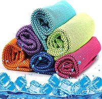Logo personnalisé couleur imprimé microfibre clé magique sueur refroidissement serviette de sport à séchage rapide pour les entraînements en plein air Super Sport adultes