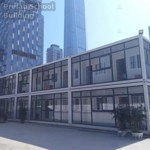 Factory Price Cheapest Eco-friendly Modular Storage Container Large Space Houses Prefab School Building