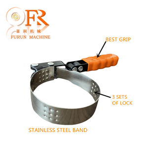 Jeu universel de 5 clés à filtre pivotantes pour voiture Outil de filtre à huile pour voiture Outils de réparation de voiture en acier inoxydable - Product Image 6