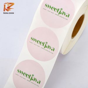 Étiquettes autocollantes Sweetjava pour tasses à café en vinyle, écologiques, imperméables, résistantes à la chaleur, impression numérique pour l'emballage des boissons - Product Image 4