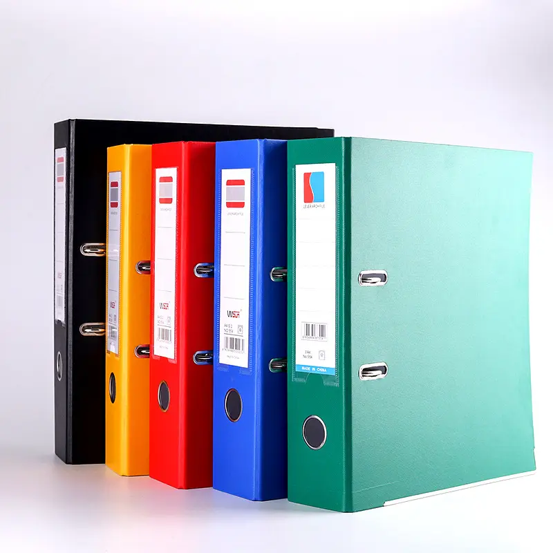 Hot Office A4 Hard Cover Box File Binder Rings Lever Arch File Folder with Loose Leaf Ring