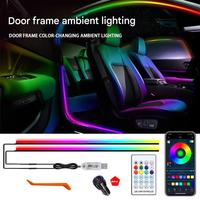 Kit de Luces Ambientales Symphony para Interiores de Auto, Tira de Luces LED con Control Remoto por Aplicación de Música, LED RGB de Colores
