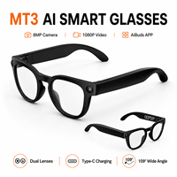Lunettes Intelligentes de Photographie MT3 – Vente en Gros, Fabricant Personnalisé, Étanchéité IP67 pour Caméra HD 1080p IMX219
