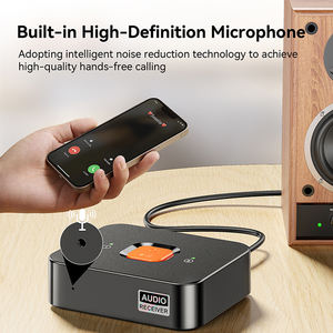 Récepteur Bluetooth 6.0, prise AUX 3.5mm, adaptateur sans fil <span class=keywords><strong>RCA</strong></span>, micro intégré, adaptateur de musique stéréo sans fil pour haut-parleur/amplificateur domestique - Product Image 4