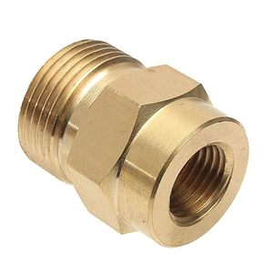 Mới máy giặt áp lực M22-14mm nam vít núm vú x 1/4 inch Nữ đầu vào cắm - Product Image 1