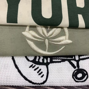 Premium Hot Selling Custom 3D Embroidery 100 Cotton Breathable Waffle Gym Pullover Loose Fit <b>Black</b> Vertical Men's <b>Sweatshirts</b> - Product Image 5