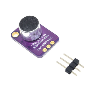 Amplificador de micrófono Electret MAX4466 de salida de fábrica con módulo de ganancia ajustable - Product Image 2