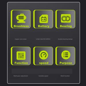 Perceuse-visseuse électrique domestique rechargeable avec mandrin sans clé, batterie au lithium et alimentation filaire - Product Image 5
