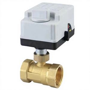 Válvula de latón de tres hilos y dos controles de 1 pulgada para control de temperatura media, eléctrica, de 12V/24V CC y 220V CA, OEM - Product Image 2