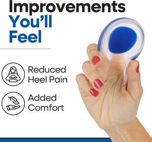 Coussinets de talon en gel de <span class=keywords><strong>silicone</strong></span> en forme de U, coussinets en <span class=keywords><strong>silicone</strong></span> pour pieds plats, semelles intérieures amortissantes, soins des pieds - Product Image 4