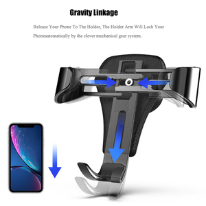 Soporte Universal de gravedad para teléfono móvil de coche, Clip de montaje para ventilación de aire, para Smartphone, iPhone 14 Y <span class=keywords><strong>Samsung</strong></span> - Product Image 4