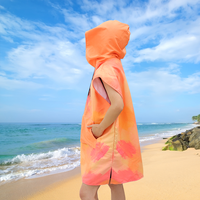 Serviette de plage poncho à capuche personnalisée en microfibre, sans sable, séchage rapide, absorbante, pour la plage et les voyages