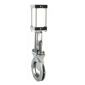 Flens Type Mes Poortklep 4 Inch Roestvrijstalen Pneumatische Messenklep Slurry Mes Poort Klep - Product Image 2