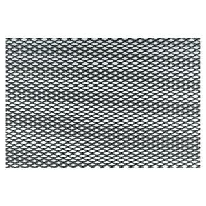 Grille de voiture en aluminium noir 100x30 cm à mailles étroites - Product Image 1