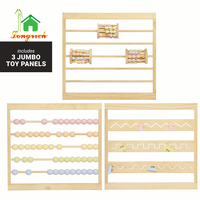 Parc de jeu pour bébé en bois Montessori moderne, extensible, écologique et sécurisé, utilisable comme barrière de sécurité pour chambre et salon