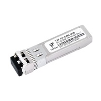 Módulo Transceptor Óptico 10G DWDM SFP+ 80km C17-C61 50GHz 100GHz Dúplex LC DDM SMF Personalizado