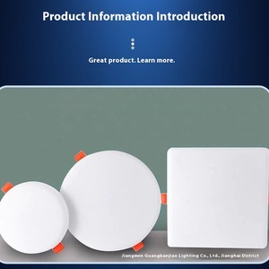 Siêu mỏng hiện đại nhôm Led Downlight cho trong nhà khách sạn sử dụng có thể điều chỉnh miễn phí mở Bảng điều chỉnh không biên giới lỗ ánh sáng lõm - Product Image 4