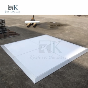 Wholesale <b>White</b> Mirror Dance Floor Panels Plywood with Aluminum <b>Frame</b> Interlocking Wedding Event Dance Floor - Product Image 3