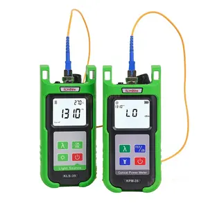 2 in 1 Multimode 850/1300nm Fiber Optical Light Source with Fiber Optical Power Meter KPM-35 OPM Combine