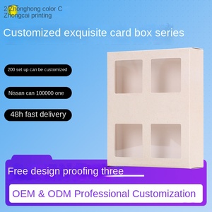 Tùy chỉnh in Hộp Quà Tặng thoáng khí-cao cấp các tông màu trắng sóng hiển thị trường hợp logo có thể gập lại/trưng bày bao bì bespoke - Product Image 2