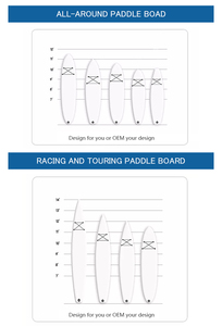 Planche de SUP de course en fibre de carbone et EPS de 14 pieds, pour la pratique rapide du surf en eau calme et en mer, planche rigide de type longboard. - Product Image 5