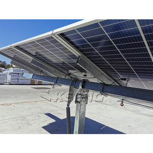 Système de suivi solaire photovoltaïque à axe unique horizontal avec entraînement rotatif pour fabricants chinois - Product Image 1