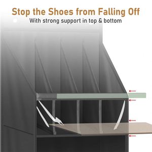 17-Pocket Foldable Fabric <b>Shoe</b> Organizer for Home Large Pocket Over the Door Hanging for <b>Wardrobe</b> or Living Room - Product Image 6